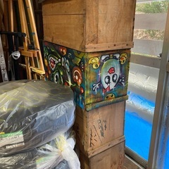 りんご箱17個の画像