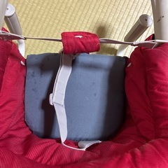 ベビーチェア　Inglesina m'home ベビーチェア レッド　の画像