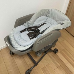 Combi ハイローチェア ネムリラ AUTO SWING LM ミントグレーの画像