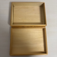 箱根寄木細工の箱　工芸品の画像
