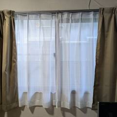 【美品】使用1ヶ月 2級遮光カーテン4枚セット 100*135cmの画像