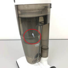 ss8211　ツインバード サイクロンスティック型クリーナー TC-E123 ホワイト TWINBIRD スティッククリーナー 白 サイクロン式 ハンディクリーナー 紙パック不要 自立タイプ 一人暮らし 掃除機 中古の画像