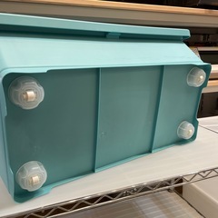 【衣類収納】【キャリコ/ブルー】クリーニング済み【管理番号1224】野の画像