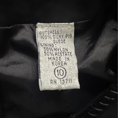 EVAN DAVIES シルキーピッグスエードジャケット サイズ10 サイズ : Sの画像