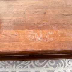 収納付き木製座卓｜幅120cm｜使用感ありの画像