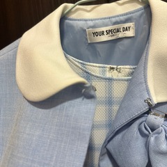 水色フォーマルワンピース120㎝キッズの画像