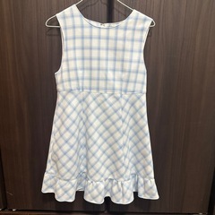 水色フォーマルワンピース120㎝キッズの画像