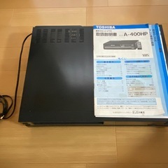 TOSHIBA 4ヘッドVHSビデオデッキ A-400HPの画像