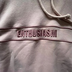 ENVYVM ENTHUSIASM フード付きパーカー ピンク サイズ : Lの画像