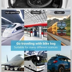 折りたたみ 自転車用 収納バッグ 26 インチ 1680 D 防水 耐久性 自転車 バッグの画像