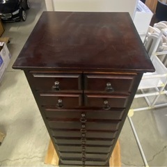 ※ 民芸調　6段整理タンス（約）幅　48cmの画像