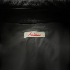 Animus ブラックレザージャケット サイズ : Lの画像