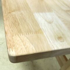 シンプルデザイン ダイニングテーブル 幅120cm ナチュラルホワイト 札幌市 東区 新道東店の画像