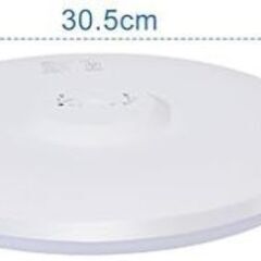 【美品】使用1ヶ月 LEDシーリングライト(小) リモコン付 調光・調色の画像