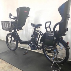 1年保証 パナソニック　ギュット　gutto 20インチ　黒　電動アシスト自転車　g1230の画像