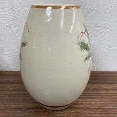 【お売りします】 九谷焼　九谷錦栄　錦栄謹製　花瓶　壺　陶器　箱付き　インテリアの画像