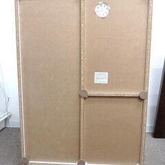 新札幌 NITORI ニトリ フォルムN レンジ台 RE9060G 幅60×奥行40×高さ89cm ホワイト レンジボード  No.3823の画像