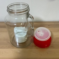 漬物・果実酒・梅酒・らっきょう用　ガラス瓶　保存容器&漬物石の画像