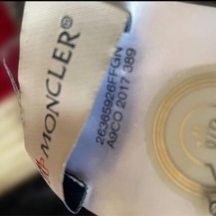 MONCLER ストライプマフラーの画像