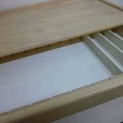 24-1※取引中/売約済***********　　未使用/新品　アウトレット　キッズデスク 高さ調整 4段 木製の画像