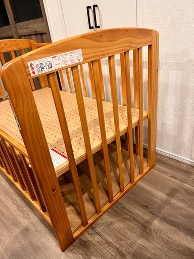 お話中】カトージKATOJI ベビーベッド (ゆず) 呉のベビー用品《ベビー