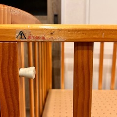 【お値下げ可】カトージ　KATOJI   ベビーベッドの画像