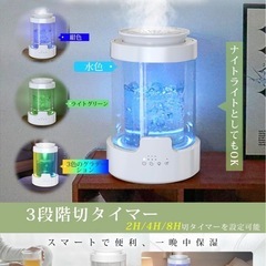 加湿器 スチーム式 加熱式 3.0L 大容量の画像