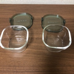 iwaki耐熱ガラス容器200ml2つの画像