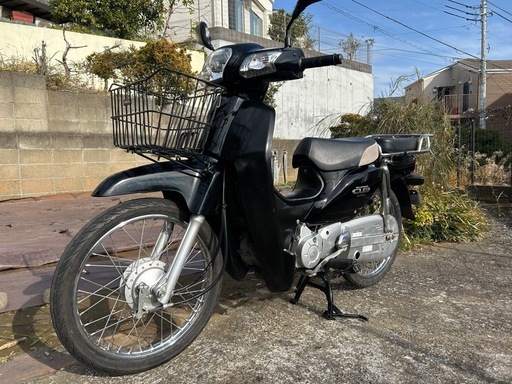 NO.5045　スーパーカブ　ＡＡ０４　４サイクルエンジン　ＦＩ車　４速　セル付き　ネイビー　☆彡 自賠責付き】ホンダ スーパーカブ50セル付き4速AA04@神奈川県川崎市