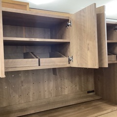 レンジボード  ４枚扉　ナチュラル【トレファク堺福田店】の画像