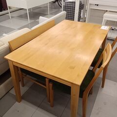 ★リユースのサカイ千葉中央店★  ダイニングテーブルセット  H70×D80×W140 クリーニング済み TC5932の画像