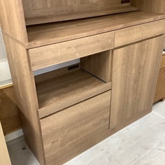 レンジボード  ４枚扉　ナチュラル【トレファク堺福田店】の画像