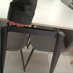 ★リユースのサカイ千葉中央店★  ダイニングテーブルセット  H74×D70×W120 クリーニング済み TC5933の画像