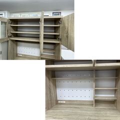 レンジボード 幅90ｃｍ 北欧調 木製 食器棚 キッチン収納 札幌市手稲区の画像