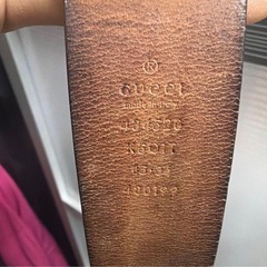 グッチ スネークプリントGGベルト ベージュの画像