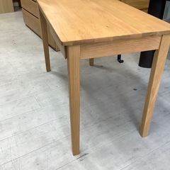 無印良品　ワークデスク　引き出し2つ　オーク材　ナチュラル【トレファク堺福田店】の画像