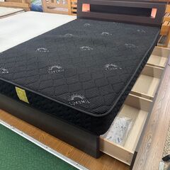 【愛品館八千代店】ニトリ　ゴクミン　ダブルベッドの画像