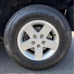 ラングラー ジープ タイヤ＋ホイール5本セットの画像