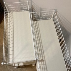 【ニトリ】収納ラックキャスター付きワゴン マルチラック　２台セット　神戸市の画像