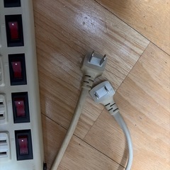 電源タップ2mを２つの画像