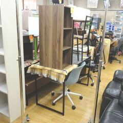 美品 業務用ハンガーラックストロンガー HR-90 伸長式 スチール製 キャスター付き 高さ130～212cm シルバー 西岡店の画像