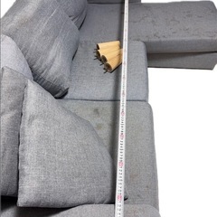 L字型カウチソファの画像