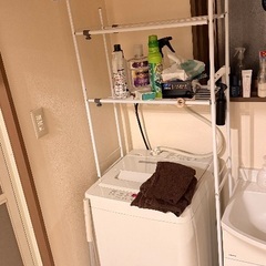 洗濯機&ランドリーラックセット⭐️他にも大量にあります！の画像