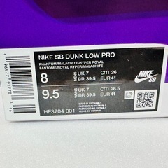 NIKE SB DUNK LOW PRO HF3704 001 26㎝ ナイキ SBの画像