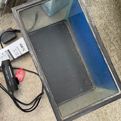 【無料でお譲り致します】水槽セットの画像