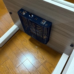 美品　こたつ＋こたつ布団セット 白系の画像