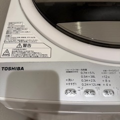 TOSHIBA 洗濯機
の画像
