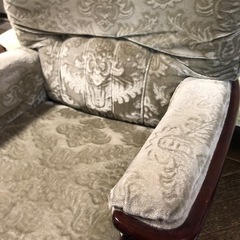 1人がけソファ　2台ありカリモクの画像