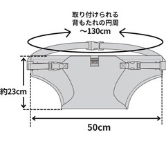 ベビー チェアベルト 抜け出し防止の画像