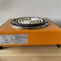 イズミ　電気コンロ 　IEC-105　中古　レトロの画像